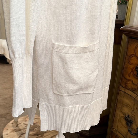 Nine West Ivory Open Front Cardigan - Picture 3 of 13